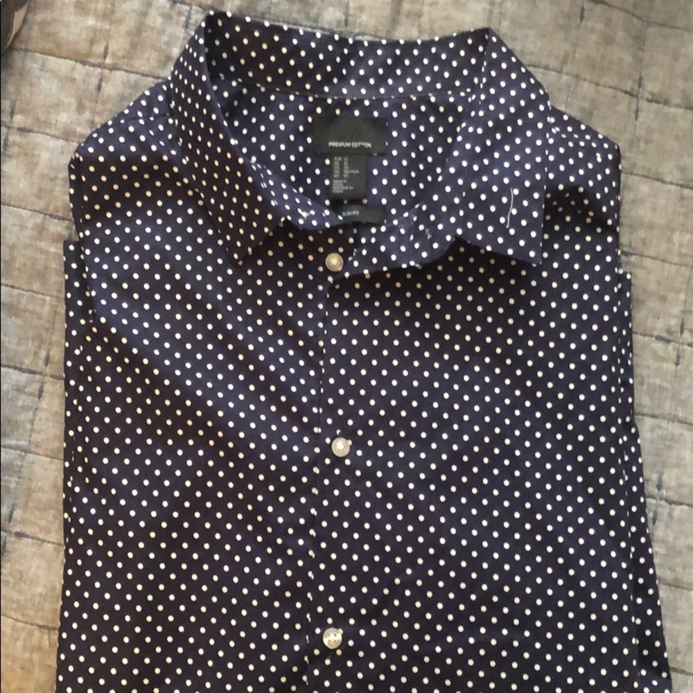 H&M Short Sleeve Button Down Shirt